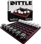 Dittle™️- Dice Battle | 2 Player Dice Games for Adults | Adult Board Games for 2 Players | Best Two Player Game for Adults | Two Person Wooden Coffee Table Fun | Bar Game for Adult Indoor Tabletop