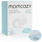 Momcozy Ultra-Thin Disposable Nursing Pads, Ultra-Absorbent and Breathable Portable Breast Pads, Make The Breasts Light and Unburdened, with Reinforced Adhesive, Individually Packaged (200 Count)