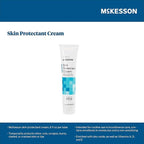 McKesson Vitamin A & D Skin Protectant Cream with Zinc Oxide - Incontinence Barrier Cream, Diaper Rash, Healing Dry and Cracked Skin - 6 oz, 1 Count
