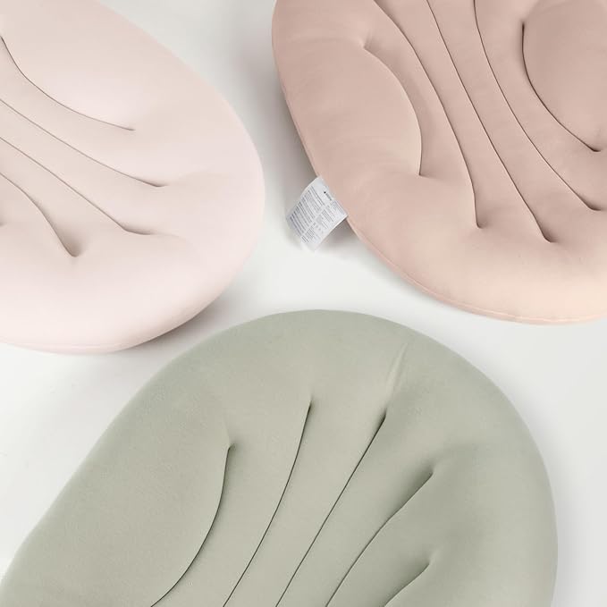 Baby Lounger for Newborn: Portable & Lightweight Pillow for Tummy Time Playtime & Diaper Changes - Skin-Friendly & Breathable for 0-12 Month Supervised Use