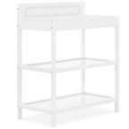 Dream On Me Avery Changing Table in White – JPMA Certified, Multiple Spacious Storage Shelves, Compact Slim Space-Saving Design, Water-Based Non-Toxic Finish