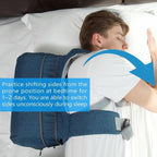 WoodyKnows Side-Sleeping Backpack, Sleep Position Trainer, alleviates snoring Caused by Throat Issues (Large 1 Pack)