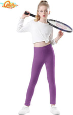 Girls Leggings Cotton Leggings for Toddler Footless Girls Pants Stretchy Baby Girl's Pants Infant Basic Leggings Size 6M -14Y