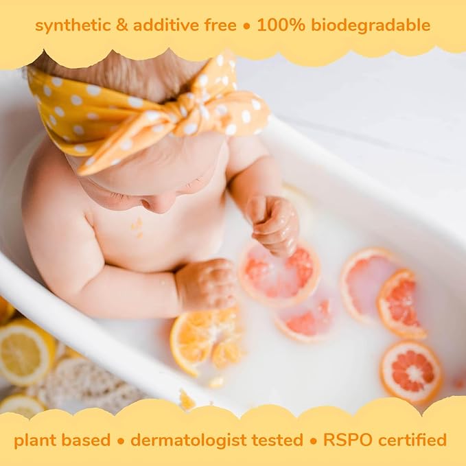 Arau Baby Foam Body Soap, Citrust Scent, Natural Plant Based Foaming Body Wash for Babies, Infants and Toddlers, Gentle on Sensitive Skin, No Artificial Fragrance or Additives, Easy Rinse, 15.21 Fl Oz