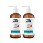 Happy Cappy Medicated Shampoo and Body Wash- Baby Dandruff Shampoo, Helps Cradle Cap and Seborrheic Dermatitis, Reduces Redness, Dermatologist Tested, Fragrance-Free- 8 Fl Oz (Pack of 2)