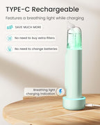 GROWNSY Nasal Aspirator for Baby, Upgraded 5 Suction Levels Baby Nose Sucker, IPX7 Waterproof Electric Nose Suction for Baby, Booger Sucker for Toddlers with Music & Light Functions (Green)
