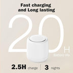 2-Pack Sync Stereo, Paussion Portable Mini Noise White Sleep Sound Machine for Adults Kids Baby 25 Soothing Songs, Auto Timer, Perfect for Travel, Home, Office Privacy