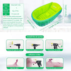 | Inflatable Baby Bathtub,Newborn Bathtub Seat for Infant,Non-Slip Baby Pool for Sitting up,Foldable Toddler Tub Shower,Portable Travel Bath for Kids 0-6 Year