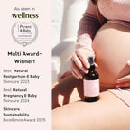 Irene Organics Organic Belly Oil for Pregnancy Stretch Mark Prevention and Treatment Award Winning Anti Stretch Mark Tummy Oil For Pregnancy and Postpartum - Hydrating Bump Serum