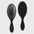 Kitsch Detangler Hair Brush for Wet and Dry Hair, Curly or Straight Hair, Detangling Brush with Flexible Hairbrush Bristles, Hair brushes for Women & Men, Adults & Kids, for Shower & Travel - Black