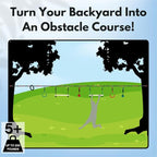 Slackers Ninjaline - 36' Intro Kit - Includes 7 Hanging Attachments - Best Outdoor Ninja Warrior Training Equipment For Kids - Build Your Very Own Backyard Obstacle Course - Rated Ages 5+