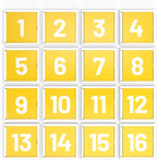 Matatalab Magnetic 3D Map, 16pcs (10x10cm) Magnetic Grids for Coding Robot Set for Kids