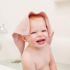 Konssy 10-Pack Muslin Baby Washcloths,100% Cotton Baby Wash Cloths for Newborn Kids Girls & Boys, Soft & Absorbent Washcloths