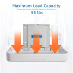 Baby Changing Station,Wall Mounted Diaper Changing Tables Fold Up Changer Station Commercial Malls/Hotels/Airports