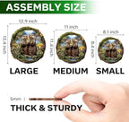 Jigfoxy Wooden Puzzles for Adults, Otter Couple Wood Puzzles Adult, Unique Animal Shape Wooden Jigsaw Puzzles for Adults, Birthday Gifts for Puzzle Lovers Family Friend (S-8.1 * 8.4in-102pcs)