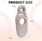 Inflatable Pregnancy Belly Mattress, Float with Abdominal Hole Full Body Inflatable Bed for Pregnant Women, The Best Pregnancy Pillow for Sleeping Prone - Relieves Back Hip Pain