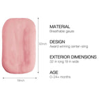 Baby Lounger - Snuggle Cozy Me Infant Lounger for Newborns | Breathable & Soft, Portable Awake-Time Pad, Essential Baby Gift- Petal (Lounger Cover Included)