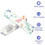 Hooyax Baby Lounger Slipcover for Newborns, Removable Infant Floor Seat, Padded Lounger Cover with Animal Design