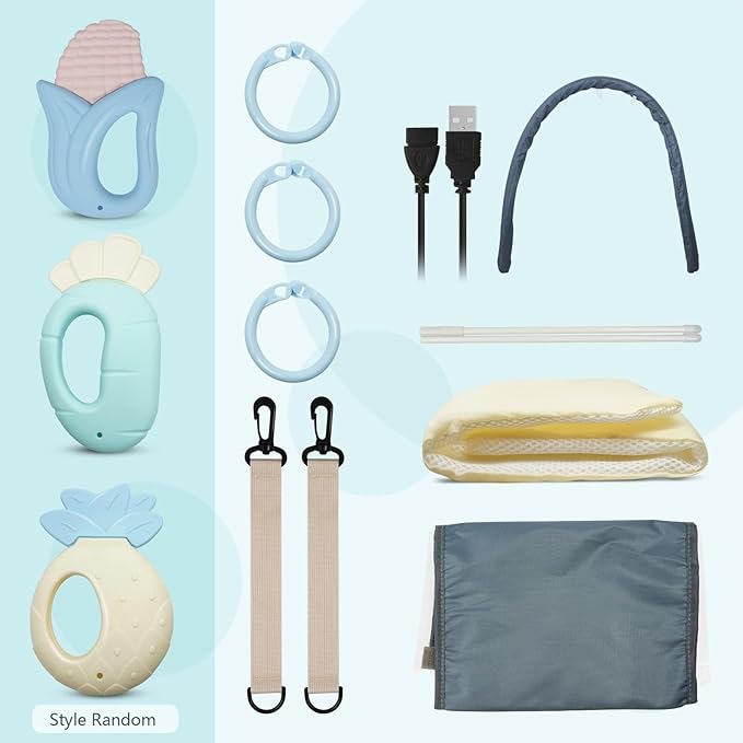 Diaper Bag with Changing Station, Baby Diaper Bag with USB Charging Port, Multi-functional Waterproof Travel Essentials Diaper Bag Backpack for Boys & Girls, Black