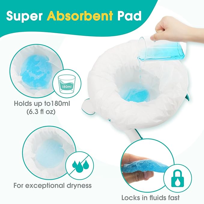 [90 Counts] Disposable Potty Liners Compatible with OXO Tot 2-in-1 Go Potty, Potty Refill Bags for Toddler Travel, Universal Potty Bags Fit Most Potty Chairs