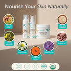 Mambino Organics Soothing Bath Set, Organic Oatmeal Bath Soak, Soothe Me Shampoo & Body Wash, and Calming Oil, Gentle for Sensitive Skin, Vegan, Baby Bath Essentials, 3-Pack, 5.5 oz Each