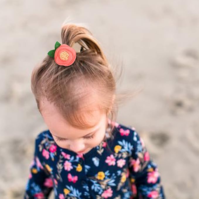 Baby Girl Headbands with Bows Soft Nylon Newborn Toddler Hairbands Handmade Baby Hair Accessories for Infant Girls Kids