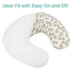 Accmor 2 Pack Muslin Nursing Pillow Covers, 100% Cotton Soft Nursing Covers for Breastfeeding Pillows, Slipcover for Baby Girls Boys Newborn