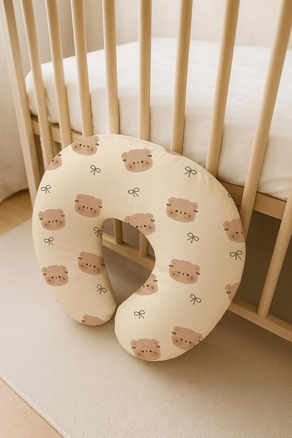 Nursing Pillow Covers 2 Pack, Breastfeeding Pillow Slipcovers Soft and Stretchy, Nursing Covers for Baby Girls Boys Newborn