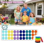 Mosquito Repellent Stickers, 360 Pack for Kids & Adults, Outdoor/Indoor, Natural Plant-Based, 6 Mosquito Bracelets Included