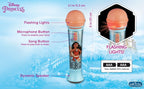 ekids Disney Princess Moana Toy Microphone for Kids, Musical Toy for Girls with Built-in Music, Kids Microphone Designed For Fans of Moana Toys for Girls