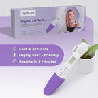 Over 99% Accurate Digital LH Test, Easy at Home Ovulation Test, Premium Ovulation Test Kit – Digital Results, Disposable Digital Ovulation Tests, 3-Pack