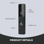 Amplim No-Touch Forehead Thermometer for Adults and Kids, Non-Contact Digital Baby Thermometer for Infants/Newborns. Medical Grade Touchless Temporal Temperature for Fever