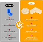 40 Pack Corner Protector Baby, 2 Shapes Baby Proof Corners and Edges, Clear Table Corner Covers Baby, Baby Corner Protector Guards, Corner Guards for Table Edges & Sharp Corners