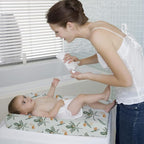 Stretchy Changing Pad Covers BROLEX Changing Table Cover for Baby Boys Girls,2 Pack Jersey Knit,Giraffe Leaf