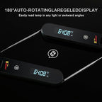 The Latest Thermocouple Instant Reading Meat Thermometer Digital,Faster Less Than 0.6 Second Response,IP67 Waterproof Thermometer Suitable for Grilling, Cooking,BBQ Gifts for Men (Black)