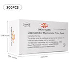 200X Ear Thermometer Probe Covers, Lens Filters, Refill Covers for All Braun themometer Models BPA Free Digital Disposable Covers