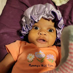 AKISS Baby Infant Newborn Toddler Satin Silk Hair Bonnet for Baby Girl Boy Sleeping Kids Cap Hat