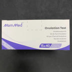 MomMed Ovulation Test Kit (HCG15-LH40), 15 Pregnancy & 40 Ovulation Test Strips with 55 Urine Cups Reliable & Quick Early Pregnancy Test