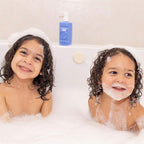 Dabble & Dollop Blueberry Body Wash & Shampoo - 3 in 1 Natural Bubble Bath for Kids, USA-Made, Paraben & Sulfate Free, Vegan, Gluten-Free, Tear-Free (10oz, Pack of 2)