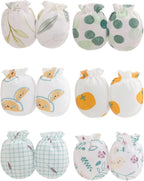 Cute Baby Mittens Newborn, No Scratch Baby Boy Mittens, Baby Girl Hat Gloves for Toddlers, Infant, Newborn