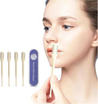 2-in-1 Nasal Hair Cutter for Women,4pcs Double Sided Nasal Hair Cutter,Nostril Hair Remover Tool, 360° Rotating Nose Hair Trimmer with Ear Digger for Men and Women Manual Nose Hair Trimmer