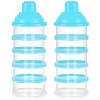 Accmor Formula Dispenser On The Go, 5 Compartments Stackable Formula Container for Travel, Baby Milk Powder Kids Snack Container, BPA Free