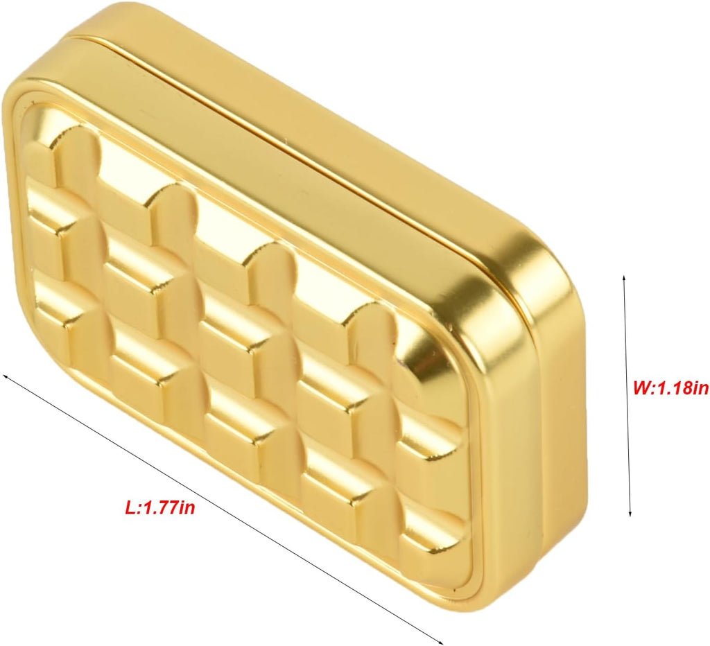 Fidget Toys Adults Magnetic Fidget Slider Magnet Fidget Toys EDC Metal Fidget Slider Haptic Slider EDC Fidget ADHD Anxiety Stress Relief Toy Adults Fidget Toys Adults Anxiety Metal Fidget Toys-Gold