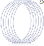 Shappy 6 Pcs Exercise Hoop Detachable Adjustable Plastic Toy Playground Toys Colored Hoop Circles for Teens Games Gymnastics Dog Agility Equipment Party Decor