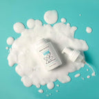 Dabble & Dollop Blueberry + Vanilla Body Wash & Shampoo – 3-in-1 Natural Bubble Bath for Kids, Made in USA, No Parabens or Sulfates, Vegan, Gluten-Free, Tear-Free (2-Pack)