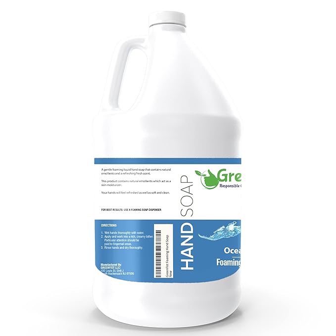 GreenFist Foaming Hand Soap Refills Ocean Mist Scent Foam Refill, (1 Gallon)
