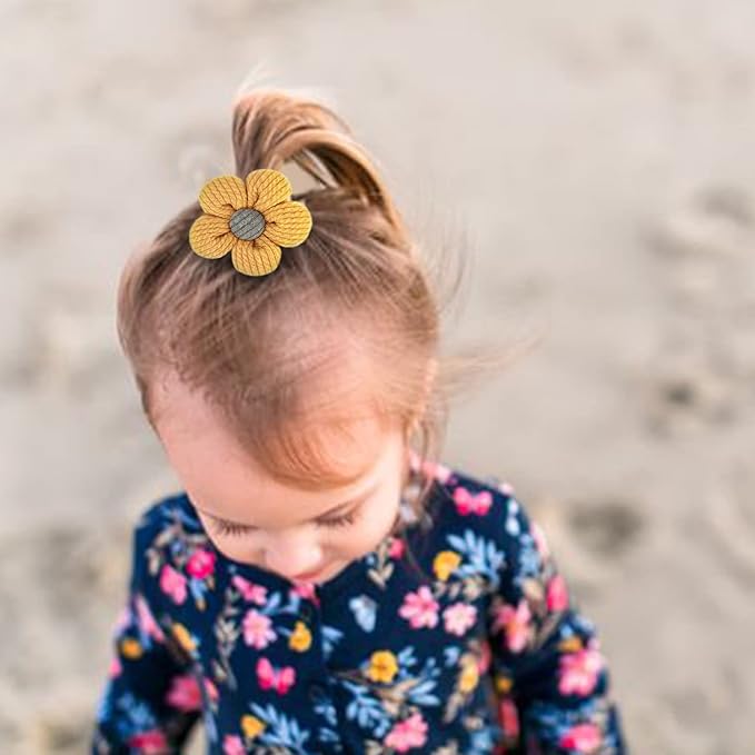 Baby Girl Headbands with Bows Soft Nylon Newborn Toddler Hairbands Handmade Baby Hair Accessories for Infant Girls Kids