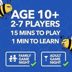 QUOKKA Family Games for Adults and Kids - Guess-in-Seconds Fun Slap Card Game for 2-6 Players - Hilarious Board Game for Family Night Ages 8+, Monster Challenges Halloween Party Edition