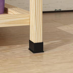 Infant Changing Table in Natural, Solid Wood Structure with Weight Capacity Up to 30LBS, Portable Changing Station for Baby Nursery, New Zealand Pinewood