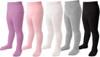Marchare Baby Girls Tights Thick Solid Cable Knit Leggings Winter Warm Stockings For Toddler Girls 1/2/3/4/5 Pack
